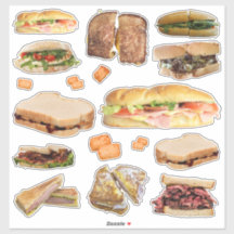 Stickers sandwich