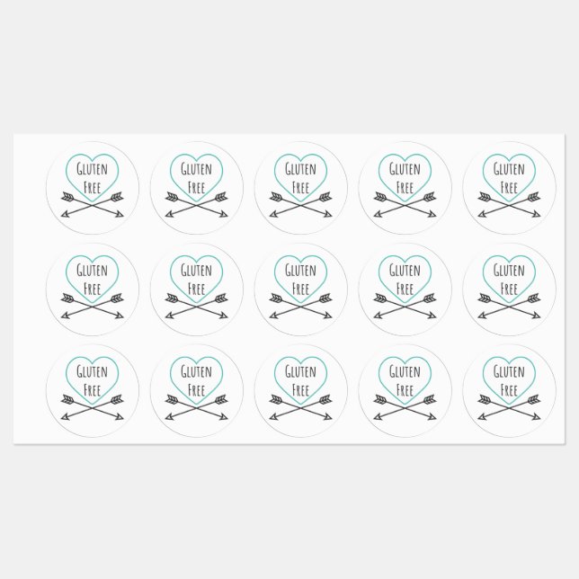 Stickers sans gluten (Feuille)
