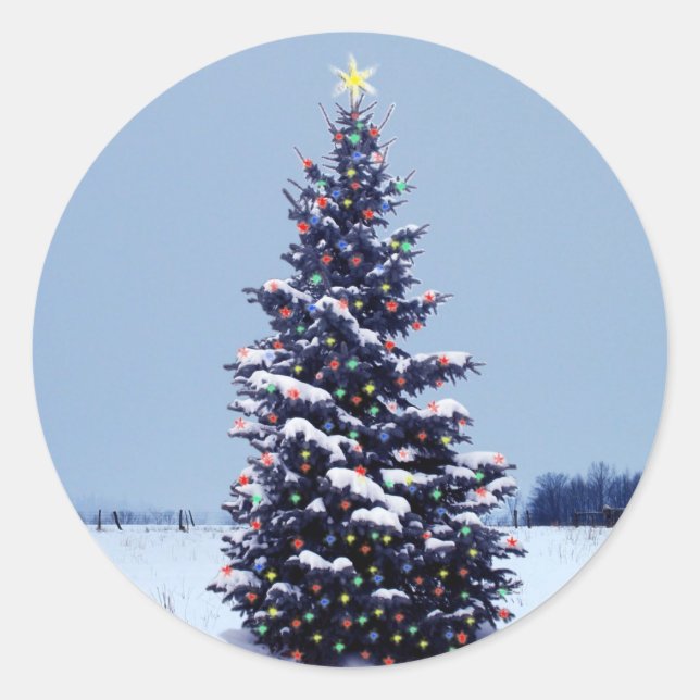 stickers sapins de Noël (Devant)