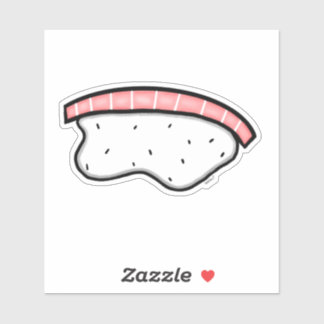Stickers saumon Nigiri Sushi Custom Cut Vinyl