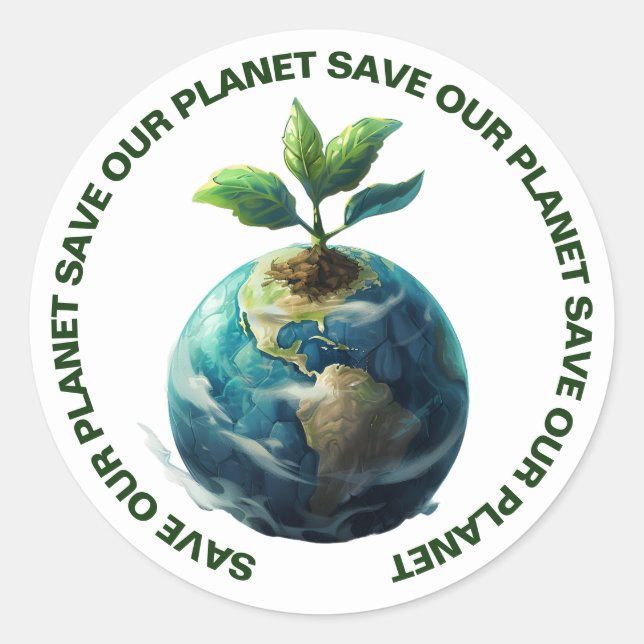 Stickers Save Our Planet (Devant)