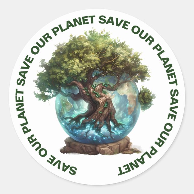 Stickers Save Our Planet (Devant)