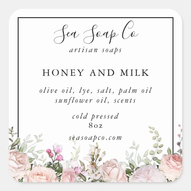 Stickers savon (Devant)