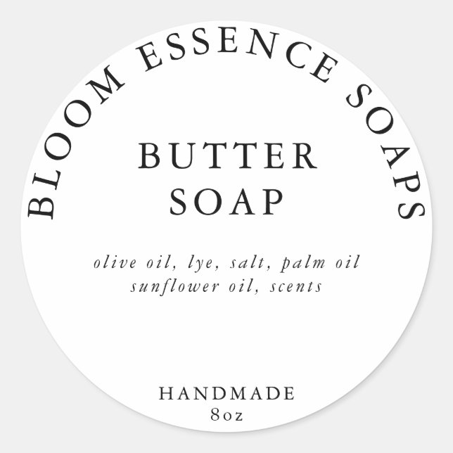 Stickers savon (Devant)