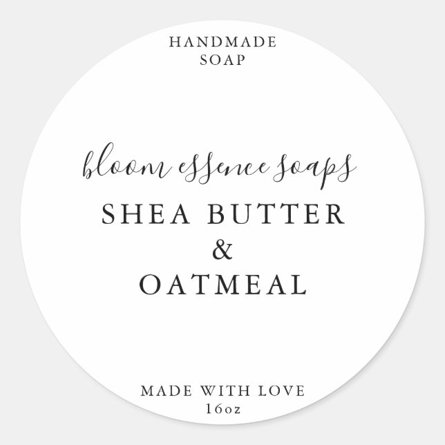 Stickers savon (Devant)