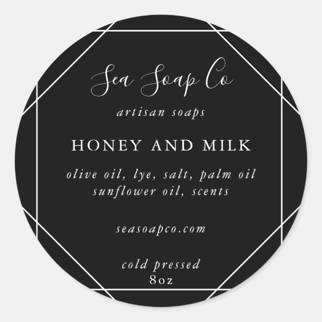 Stickers savon personnalisables (Devant)