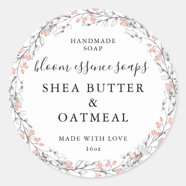 Stickers savon personnalisables (Devant)