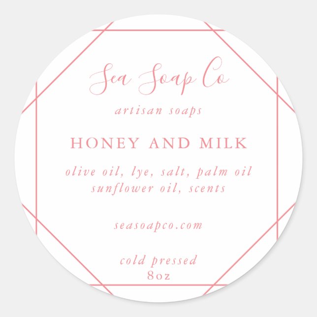 Stickers savon personnalisables (Devant)