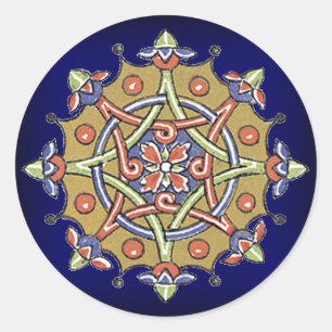 Stickers Sceau d'art géométrique élégant