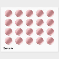Stickers Sceau de cire de bois rose