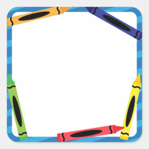 Stickers scolaires avec Crayons