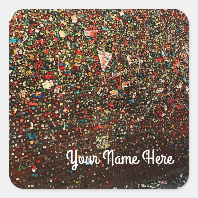 Stickers Seattle Gum Wall #3 (Devant)