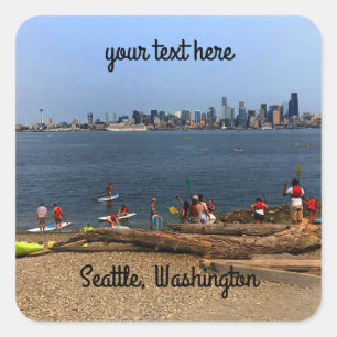 Stickers Seattle Skyline #4-1