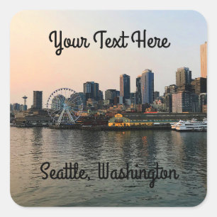 Stickers Seattle Skyline #5