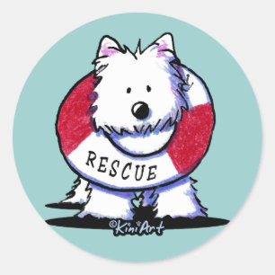 Stickers Secourt KiniArt Westie