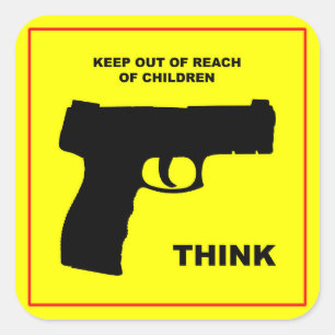 Stickers Sécurité des armes à feu