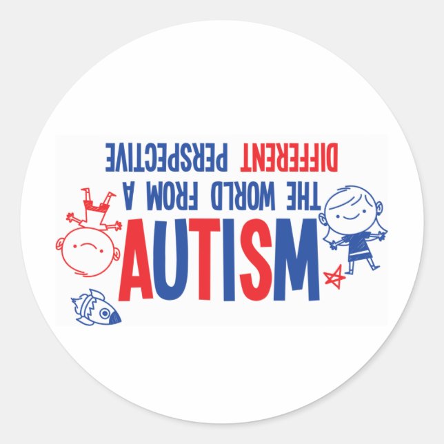 Stickers sensibilisation sur l'autisme (Devant)