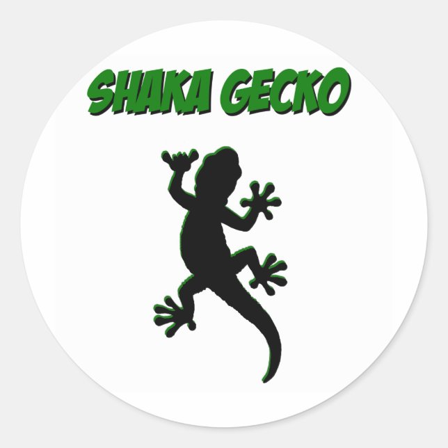 Stickers Shaka Gecko (Devant)