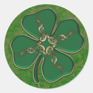 Stickers Shamrocks irlandais chanceux