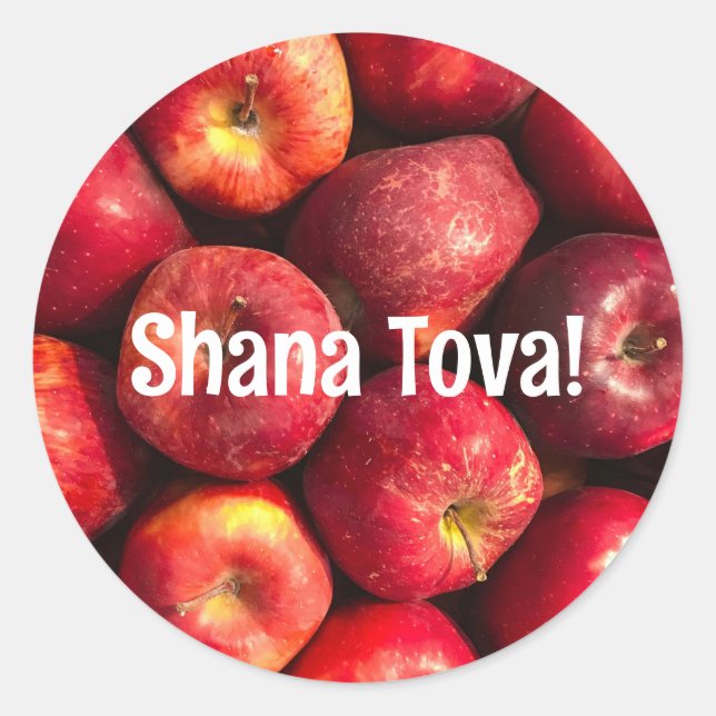 Stickers Shana Tova Apple (Devant)