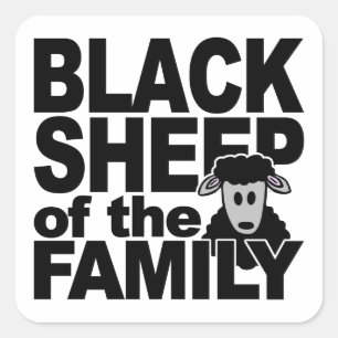 stickers SHEEP NOIR