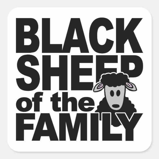stickers SHEEP NOIR (Devant)