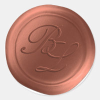 Stickers Sienna Double Monogram Faux Wax Seaux