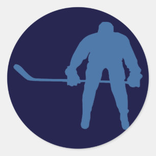 Stickers Silhouette de hockey
