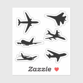 Stickers Silhouette de l'avion