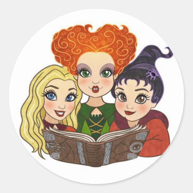 Stickers Sisters Sisters Pocus Hocus (Devant)