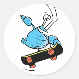 Stickers Skateboard Bob The Crayfish de marais