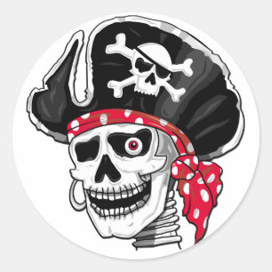 Stickers Skeleton Pirate