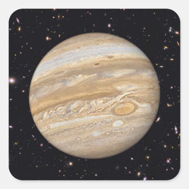 Stickers Sky Starry Jupiter Planet (Devant)