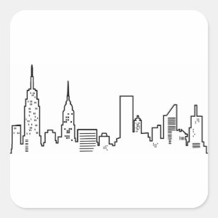 Stickers Skyline NYC