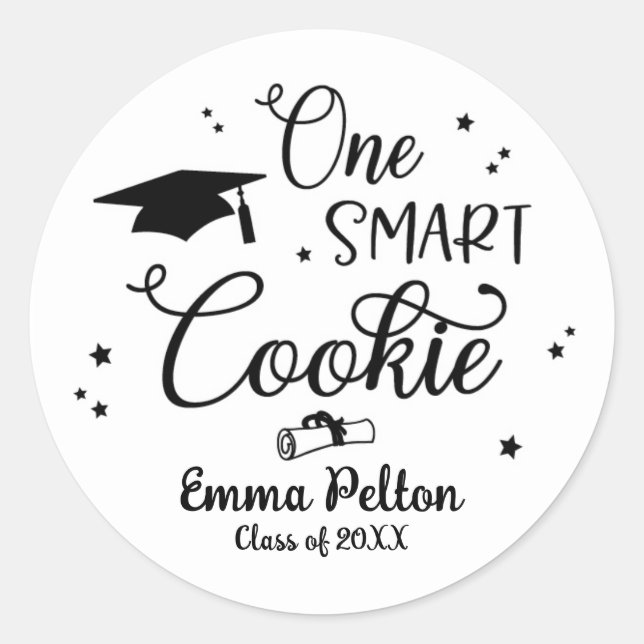 Stickers Smart Cookie Graduation (Devant)