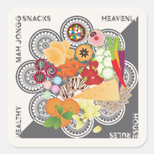 Stickers Snacks Mah Jongg