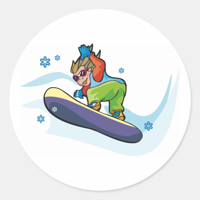 Stickers Snowboard (Devant)