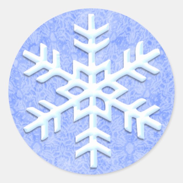 Stickers Snowflake givré (Devant)