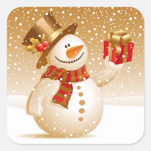 Stickers Snowman (Devant)