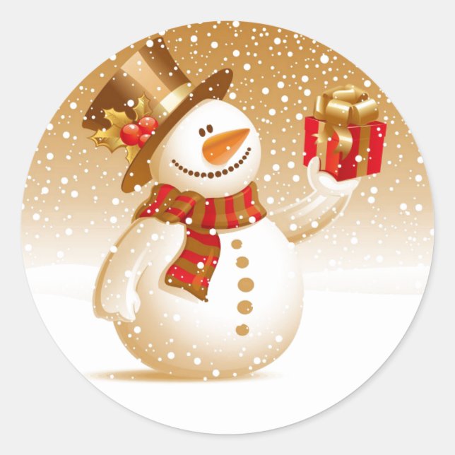 Stickers Snowman (Devant)