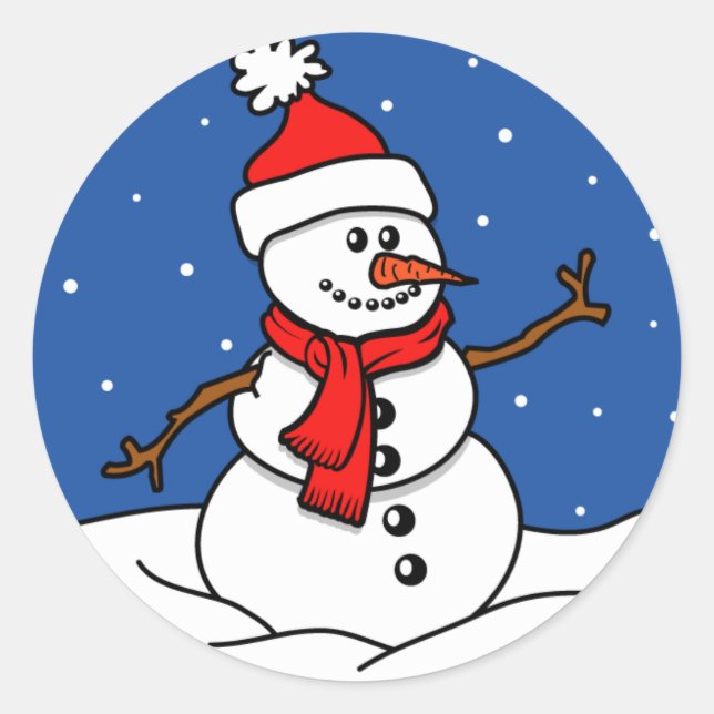 Stickers Snowman (Devant)