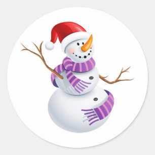 Stickers Snowman de vacances