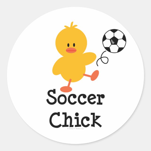 Stickers Soccer Chick (Devant)