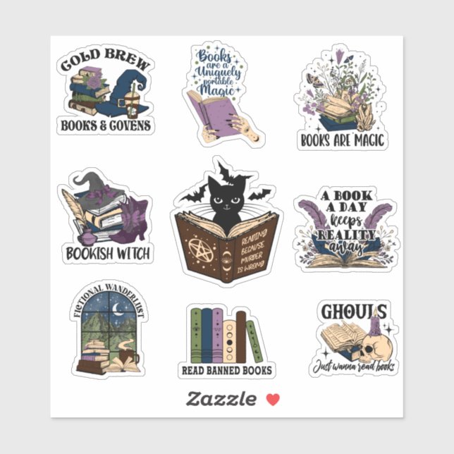 Stickers Sorcière de réservation (Feuille)
