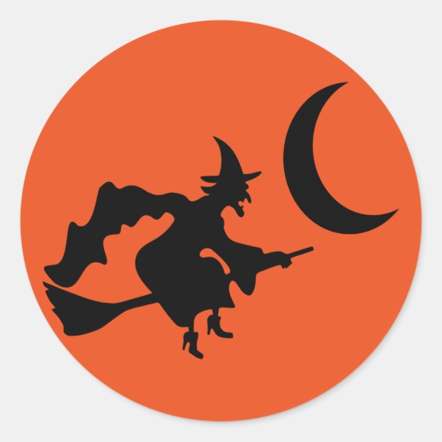 Stickers Sorcière Halloween (Devant)
