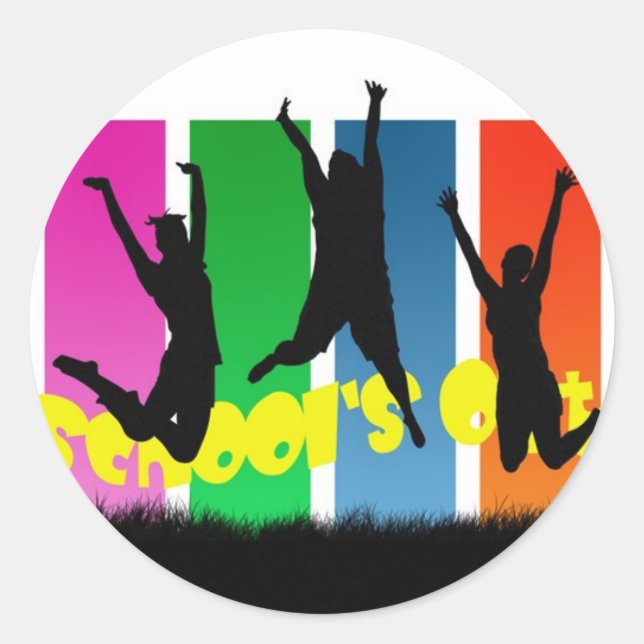 Stickers sortants de l'école (Devant)