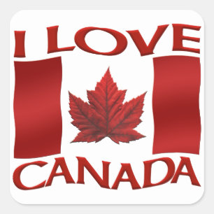 Stickers souvenir Canada Stickers Feuille d'érable