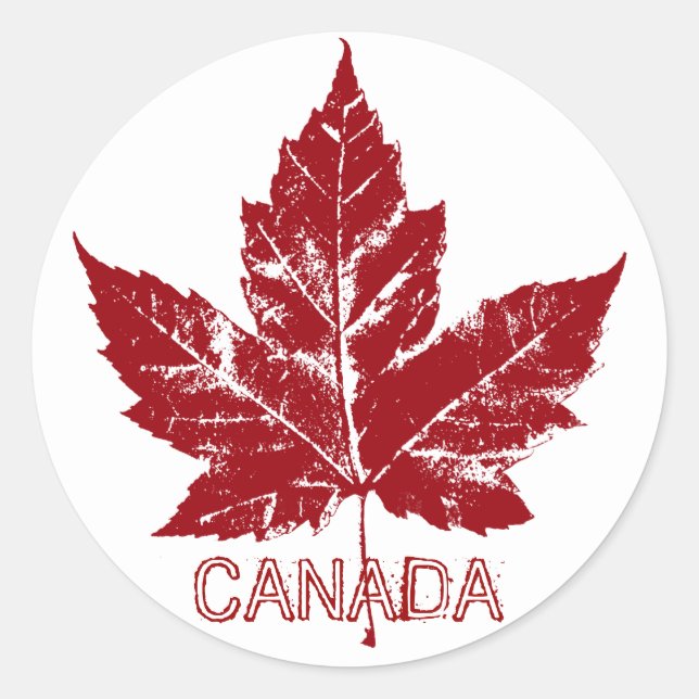 Stickers souvenirs du Canada Stickers personnalisé (Devant)