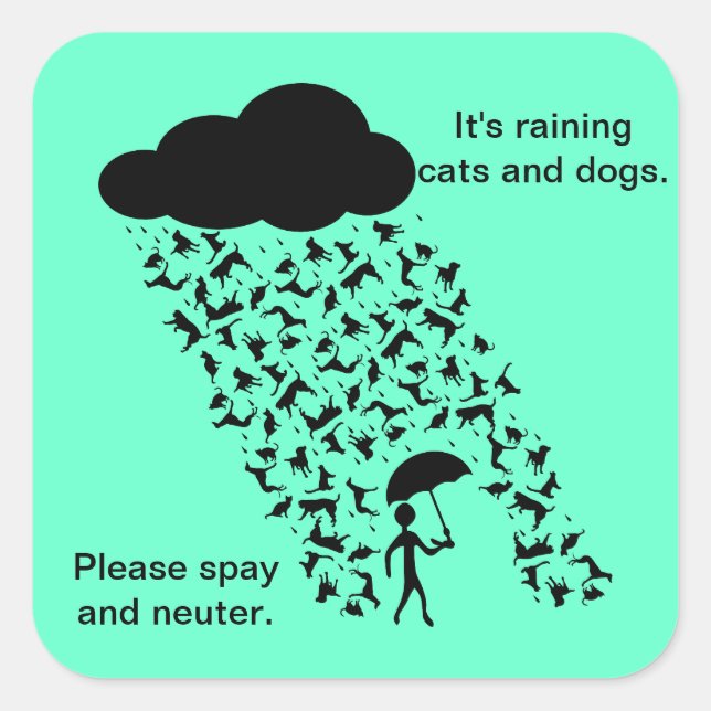 Stickers "Spay and Neuter" (Devant)