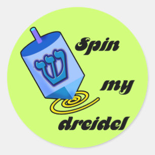 Stickers Spin My Dreidel